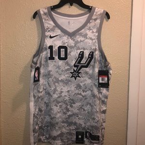 NBA Nike SA Spurs Jersey DeRozan #10 Camo Print